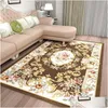 Tapetes tapete europeu sala de estar retro persa floral tapete turco decoração étnica grande tapetes 160x230 não skid lavável gota deli dhelo