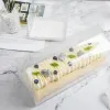 Emballage Transparent en rouleau de gâteau avec poignée, boîte à gâteau au fromage en plastique Transparent écologique, boîte à rouleau suisse de cuisson ZZ