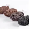 Bath Brushes, Sponges & Scrubbers Natural Exfoliator Foot Stone Dead Skin Pumice Feet Care Spa Volcano Pedicure Tool Masr Drop Deliver Dhr0X