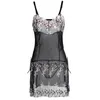 Vêtements de nuit pour femmes Femmes Broderie Sexy Respirant Impression Perspective Lure Pyjamas Sous-Vêtements Costume Robe De Nuit Profonde V Dentelle Femme Lingerie