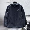 Männer ARC Jacke Dreischichtige Outdoor-Reißverschlussjacken Wasserdichte warme Jacken Für Sport Männer Frauen SV/LT GORE-TEXPRO Männlich Lässig Leichtes Wandern