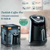 Coffee Makers 2023 New Semi-automatic Coffee Machine 500ml Portable Heating Insulation Coffee Capsule Multifunctional Cappuccino Coffee Pot YQ240122