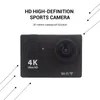 4K Eylem Kamerası 1080P/30 FPS WiFi 2.0 "170D Sualtı Su Geçirmez Kask Video Kayıt Kamera Spor Kameraları Açık Mini Cam
