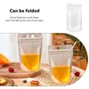 Take Out Containers 100 Pcs Bag Drink Reusable Smoothie Bags Aldult Juice Pouches Outdoor Water Flasks Drinking Beverage Travel