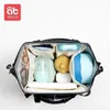 AIBEDILA Mommy Bag Waterproof USB Large-capacity Baby Backpack Female Mommy Outting Bag Mummy Bag Baby Bags for Mom Diaper Nappy 240119