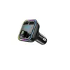 Wireless Bluetooth Car Kit Hands GRATIS TALK 50 FM Sändarmottagare Radio med Mic Bass Sound Music Player Quick Charger