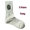 5 Pairs/batches of low-rise mid-rise high-rise men's socks Designer Socks Solid Color Black White Gray Breathable cotton sports socks Men's socks Women's socks universal