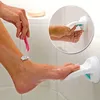 1pc duş ayak dinlenme duvarı monte tabure adım banyo duş pedalı plastik duş adım vantuzlu banyo aksesuarları