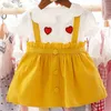 Mädchen Kleider Baby Mädchen Kleidung Dot Langarm Kleid für Mädchen Kleidung Kinder Kleidung Vestido Infantil Nette Geburtstag Kostüm