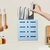 Kitchen Storage Wall Mounted Cutter Holder Knives Rack Utensil Box Accessories