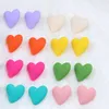 Stud Earrings Korean Jewelry Make You Fashionable Candy Color Heart Drop For Women Vintage Ear Lovely