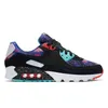 Air Max 90 Airmax 90s Womens Mens Running Outdoor Shoes Mac Black White Navy Blue Rose Pink Camo Orange Cool Grey Infrared Royal【code ：L】Obsidian Big Size Sneakers Trainers Dhgate