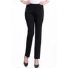 Frauen Hosen Koreanische Mode Volle Länge Bleistift Hose Anzüge Büro Dame Hohe Taille Dünne Casual StretchTrousers 4XL 5XL