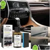 Outils de nettoyage de voiture 30 ml en plastique remis à neuf agent de revêtement de cristal panneau de cire intérieur rénové rechapage livraison directe Automo Dhdmv