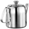 Water Bottles Vintage Tea Kettle Stainless Steel Stove Top Kettles Teapot With Handle Metal Pitcher Coffee Travel