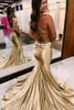 الذهب V-tech Mermaid Dresses Dresses Brumbet Sender Sevials Press Party Prett Lace Up Back