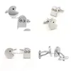 Cuff Links Brass Packman Ghost Bean Cufflinks Greedy Snake Drop Delivery Jewelry Tie Clasps Dhefm