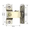 2024 2 PCS Door Lock Barn Door Latch Bolt Right Angle Sliding Door Lock Home Safety Locker Window Cabinet Gate Latch Hardware