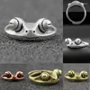 Cluster Rings Vintage 4 Style Cute Frog Adjustable Ring For Women Men Antique Retro Animal Fashion Gift Elegant