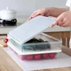 Storage Bottles Refrigerator Food Box Japanese-style Square Plastic Single-layer Sealed Large Transparent Classification Boxes