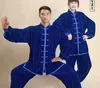 Commercio all'ingrosso nuovo cinese tradizionale uomo donna Kung Fu vestito casual abbigliamento sportivo all'aria aperta unisex Tai chi Wushu uniforme giacca pantaloni set