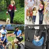 Transportadora respirável saco para animais de estimação verão elegante saco de cão passeio animal de estimação diagonal saco de ombro ajustável novo saco de gato todas as estações estilingues sólido