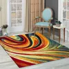 Tapis géométrique tapis pour salon tapis de velours enfants chambre tapis de chevet doux carré moelleux lavable grande taille