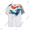 24SS Europe Mens T Shirts Men Designer Tee Summer Letter Printing Tshirt Kort ärm T Shirt Cotton Graffiti Tryckt Tshirts XL