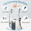 Máquina profissional de emagrecimento Lipo Freeze Cool Body Sculpting Crioterapia Ultrassom Cavitação RF Lipoaspiração 650Nm Lipolaser Machine547