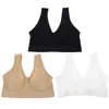 Yoga-outfit 3-delige dameshemdjes Sport voor fitnessbenodigdheden Draadvrije bh's Vest Dames