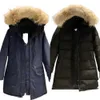 Designer Cannadian jacket Fashion Brand Goose Long Coat Collar Thermal Female Autumn And Winter Windproof Clothing