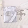 Party Favor Stainless Steel Cross Bookmark For Wedding Baby Shower Bookmarks Gift Drop Delivery Home Garden Festive Supplies Event Dhg7Q
