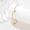 Charm Armbänder 20 teile/los Edelstahl Gold Farbe Herz Mond Stern Blume Charms Kette Armband Für Frauen Mode Schmuck Geschenk Großhandel