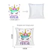 Kussen/decoratief kussen 12 kleuren pailletten zeemeermin kussensloop kussen nieuwe sublimatie magische blanco gevallen transfer printen diy persoon dhzoh