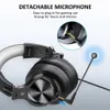 Headset oneodio A71D Wired Gaming Headset Gamer 3,5 mm över-öron-hörlurar med löstagbar mikrofon för PC-dator PS4 Xbox J240123
