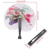 Decorative Figurines Hand Held Foldable Paper Fan For Children Themed Party Decoration Portable