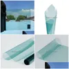 Car Sunshade Vlt70% Light Blue Window Foils Windshield Sticker Film 4Mil Thickness Nano Ceramic Tint Solar Protection 0.5X6M Drop De D Dhbtc