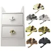 2024 درج الأثاث مقبض مجلس الوزراء مقابض Ginkgo Leaf Cabinet يسحب الأثاث مقابض الزنك سبيكة خزانة أجهزة باب خزانة الملابس