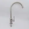 Kitchen Faucets Single Holder Hole 304 Stainless Steel Hook Deck Mounted Turning Faucet Factory Wholesale 5pcs/lot