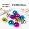 Party Supplies 12 Pcs Collar Color Bell During Holiday Jingle Bells Vacuum Plating Small Pendant