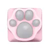 Teclados DIY Teclado Mecânico Liga de Alumínio para Chave Cap Personalidade Linda Pata para Cat Paw Pad Keycap para Cherr YQ240123