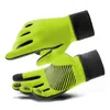 Gants pour rester au chaud en automne et en hiver, vélos électriques pour le cyclisme, hommes et femmes, sports antidérapants, gants de course à écran tactile pour tous les doigts