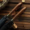 Umbrellas Large Walking Stick Umbrella Business Long Handle Luxury Vintage Strong Windproof Pography Rain Gear