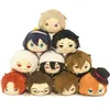 Calligrafia anime bungou randage cani morti mela imbottita bambola mascotte mochi 8,5 cm nakima atsushi kunikida doppo dazai plushpypy toys