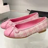 ballerine da donna dolci punta tonda suola in vera pelle di alta qualità adorabile decorazione con fiocco da donna slip on scarpe basse causali da passeggio esterno