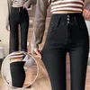 Hoge taille dames enkellange potloodjeans Lente Herfst Skinny Vaqueros Koreaanse streetwear denim broek Stretch Kot Pantalones 240118