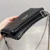 21cm küçük ZV çantası Fransız kanat çantası perçin çift zincirli kadın çapraz çanta kadın omuz çantası sıcak satış