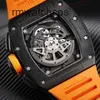 يشاهد Richardmiler التلقائي Chronograph Ristwatches Swiss Made Richardmill Mens Series RM 011 Orange Ceramic Limited Edition Mens Fashion Leisure Sport Mfhk W