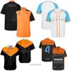 Nouveaux T-shirts pour hommes et femmes Formula One F1 Polo Vêtements Top Team Casual pour l'été Manches courtes Régulier Grande Taille Bureau Boutonné Blouses Axt0