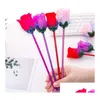 Ballpoint Pens Wholesale Creative Writing Gift Rose Pen Valentines Day Fashion School Office Supplies Dhs Drop Delivery Business Indu Dhzah